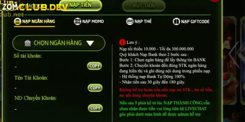 Khuyến mãi nạp tiền