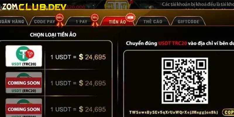 Nạp tiền QR code